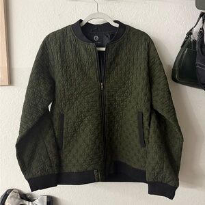 Men's Green Quilted Jacket